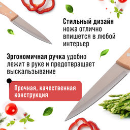 28031-1 Нож универсальный нерж/ст/дерево MB (х480) - Mayer&boch фото 3