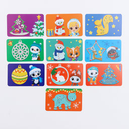 Адвент - календарь на новый год своими руками Роспись по дереву, набор для творчества