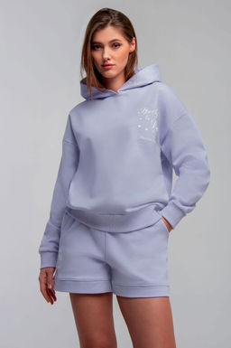 Арт. 2533 Костюм женский с шортами 42-48 (4 шт) Цвет:сиреневый