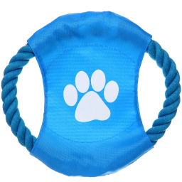 Цена за 2 шт. Игрушка текстиль "Фрисби", цвет голубой, 19см / 1,4см (лейбл)