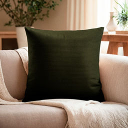 Чехол на подушку Этель Velour 43*43 см, цв.зеленый, 100% полиэстер