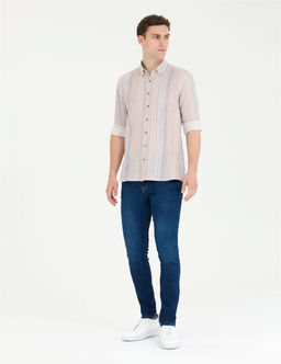 Lacivert Regular Fit Uzun Kollu G_mlek - Pierre cardin фото 4
