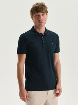 Polo Yaka K?sa Kollu Erkek Dokulu Ti??rt