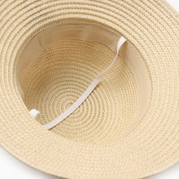 Шляпа для девочки MINAKU «Зайка», размер 52, бежевая