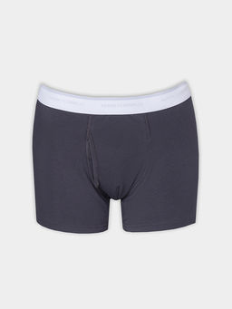 Цена за 2 штуки! Трусы боксеры мужские серые