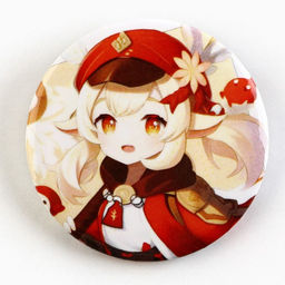 Цена за 10 шт. Значки закатные Аниме девочки, 38 мм, МИКС