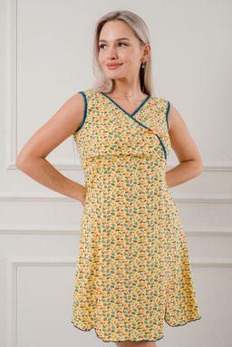 Ночная сорочка из кулирки Белоснежка карамель - Амадэль фото 4