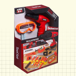 Набор инструментов Мастер, работает от батареек, 23 элемента - Simaland фото 14