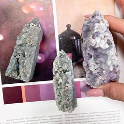 Кристалл из Виноградного Халцедона - Радуга самоцветов фото 2