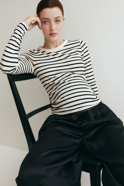 MAMA Camiseta en punto de canale - H&m фото 3