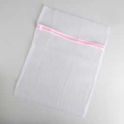 Цена за 2 шт. Мешок для стирки белья Доляна, 40×50 см, крупная сетка, цвет белый