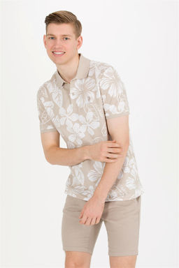 U. S. Polo Assn Мужская футболка с воротником-поло Stone - U.s. polo assn фото 9