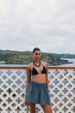 SHORTS CUADRO VICHY / Marino - Zara фото 6