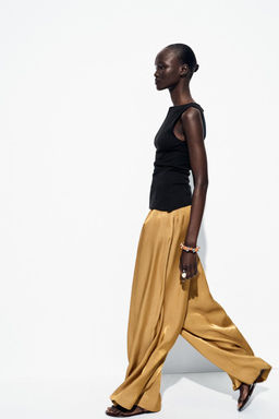 ASYMMETRIC DRAPED T-SHIRT - Zara фото 25