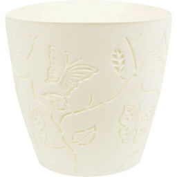 Горшок для цветов Plast Team Butterflies 5,3 л D225 мм круг.225х225х208мм молочный туман PT401410048