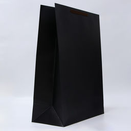 Пакет подарочный ламинированный вертикальный «чёрный», XXL 46×61×20 см