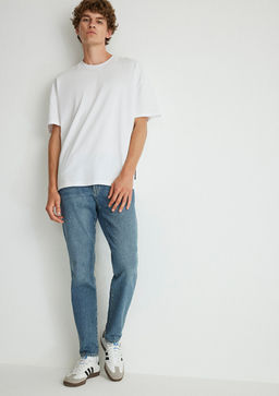 Milan Kolej Vintage Indigo Mavisi Jean Pantolon  фото 2