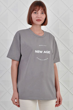 Арт. 3730 Футболка женская 42-52 (6 шт) Цвет:серый - Калинка фото 5