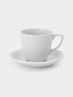 Чайная пара Добрушский завод «Универсал», 300 мл, фарфор, белая