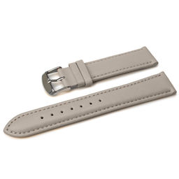 Ремешок для часов натуральная кожа светло-серый C10-18light-gray