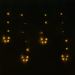 Электрогирлянда-занавес светодиодная "Звездочки"