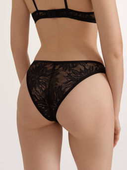 CONTE MYSTERY GARDEN LBR 3116 Трусы женские black - Conte elegant фото 2