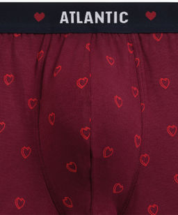 ATLANTIC 2GMH-029 Трусы шорты 3D Love - набор 2 шт. темно-синий + красный фото 6