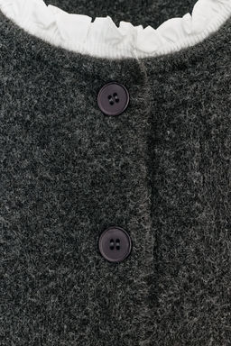 CONTRAST POPLIN CARDIGAN - Zara фото 9