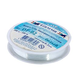 Zlatka / Gamma Леска для бисера DF-02 d 0.2 мм 100 м 0.5 м
