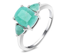 Кольцо, изумруд берилл, Джени