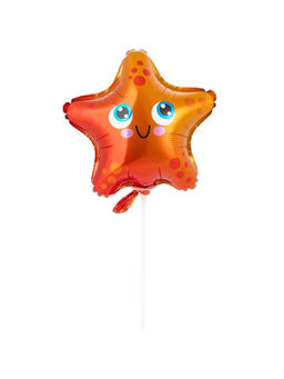 Воздушный шар фольгированный 13" «Звезда морская», набор 5 шт.