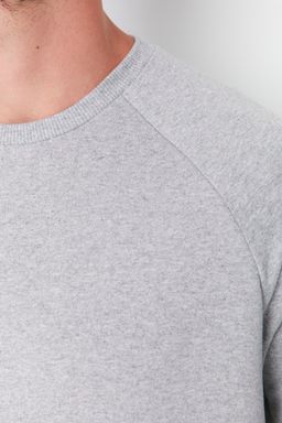 TRENDYOL MAN Bordo Regular/Normal Kesim Ici Polar/S?cak Tutan Sweatshirt TMNAW23SW00189 - Trendyolmilla фото 12