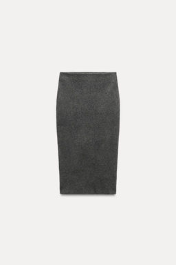 PLAIN KNIT MIDI SKIRT - Zara фото 3