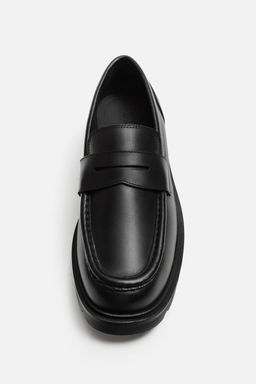 LEATHER PENNY LOAFERS - Zara фото 6