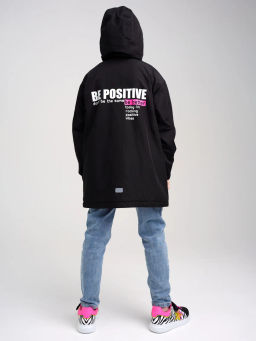 12321125 Куртка текстильная с полиуретановым покрытием для девочек (ветровка) - Playtoday фото 7