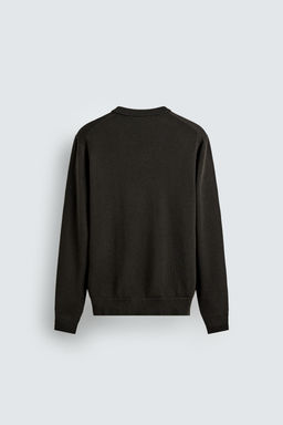 100% WOOL V-NECK JUMPER - Zara фото 8