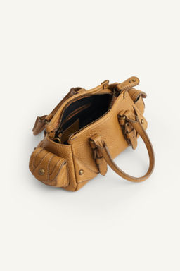 MINI LEATHER BOWLING LIMITED EDITION BAG - Zara фото 4