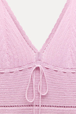 POINTELLE KNIT TOP - Zara фото 7