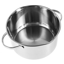 Кастрюля из нержавеющей стали "Prime" 6,1л, д24см, h13,5см, стеклянная крышка с отверстиями для слива воды, двойное капсулированное дно, с носиками, мерная шкала, подарочная коробка, Appetite (Китай) Подходит для всех видов плит, включая индукционную