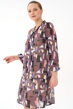 Платье Нежный акцент 2 (лиловый)