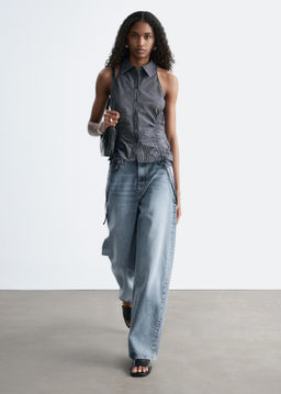 Top sin mangas con cord?n de ajuste - H&m фото 4