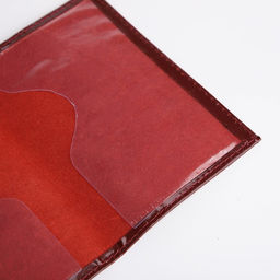 Обложка для паспорта, бордовая