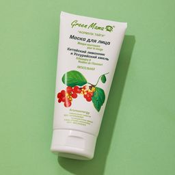 Маска для лица Китайский лимонник и уссурийский хмель 170 мл - Green mama фото 2