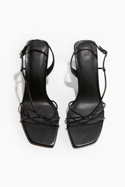 Sandalias de tacon con tiras - H&m фото 6