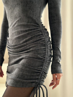 Платье Рикки (графитовый) - Nadi bordo фото 4