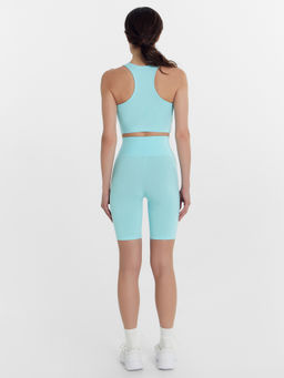 Комплект женский (топ, шорты) лазурно-голубой светлая лазурь 372525 - Mark formelle фото 3