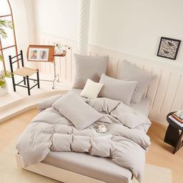 КПБ Candies Бархат Сатин с простыней на резинке по кругу CANBSR03 Евро