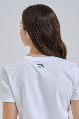 Футболка Белый BLUE HEART GREEN MIND SS Tee