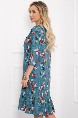 Платье Bellovera 4П3645 бирюзовый
