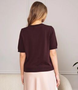 Футболка #ОКТ185001, шоколадный - Dommod фото 3